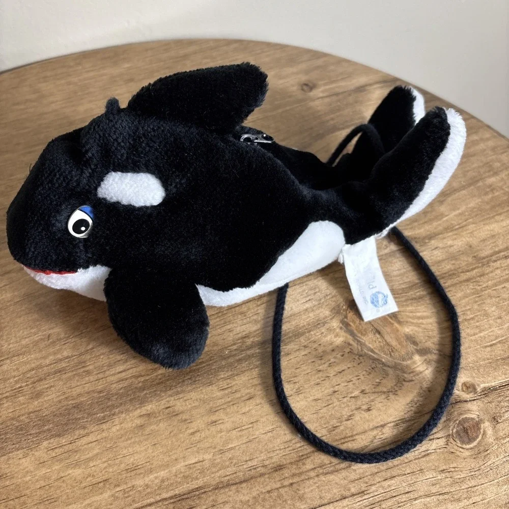 Vintage Sea World Orca Whale Kids Cross Body Small‎ Purse/Bag